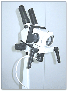 Colpscope MSK1, attachment to a chair